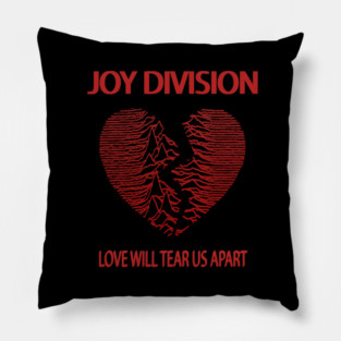 Joy Division - Love Will (Red) Pillow