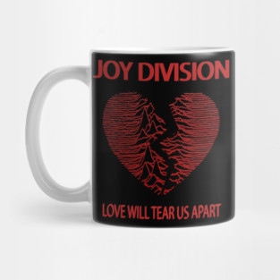 Joy Division - Love Will (Red) Mug