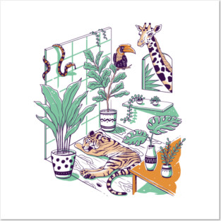 Urban Jungle Posters and Art