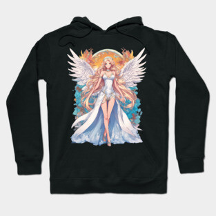 Heavenly Grace Anime Angel Girl Hoodie
