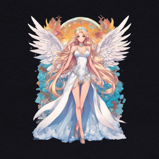 Heavenly Grace Anime Angel Girl by animegirlnft