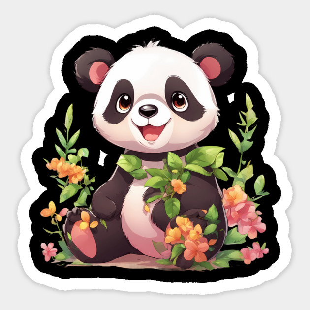 Paws and Playtime Baby Panda Magnet by animegirlnft