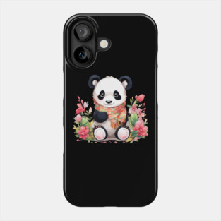 Adorable Cuddly Baby Panda Phone Case
