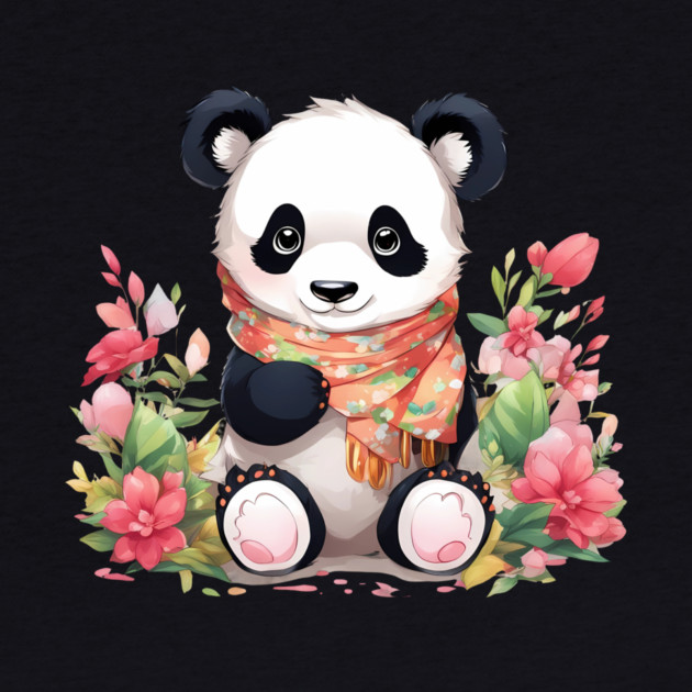 Adorable Cuddly Baby Panda by animegirlnft