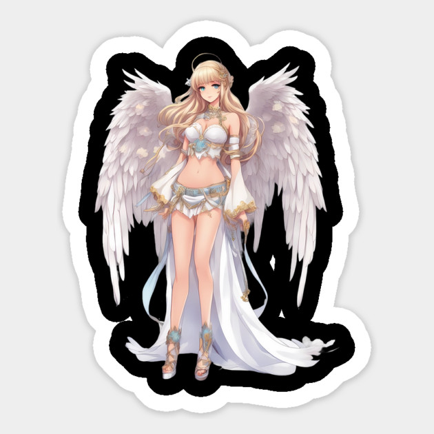 Heavenly Divine Anime Angel Goddess Magnet by animegirlnft