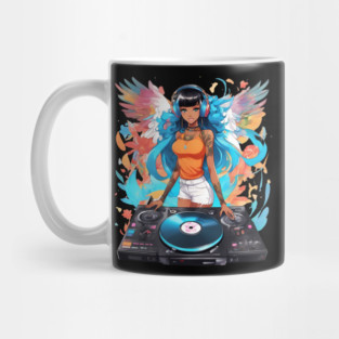 Rave Nation Techno Trance DJ Girl Mug
