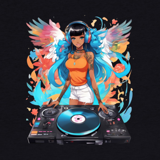 Rave Nation Techno Trance DJ Girl by animegirlnft