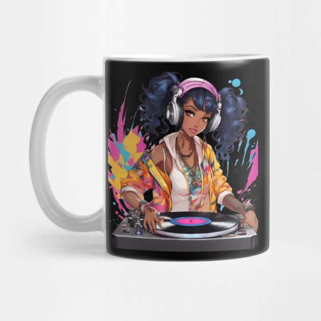 Euphoric Frequencies Trance Parties DJ Girl by animegirlnft