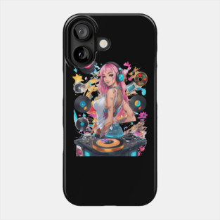 Djing TechnoRave Revolution Girl Phone Case