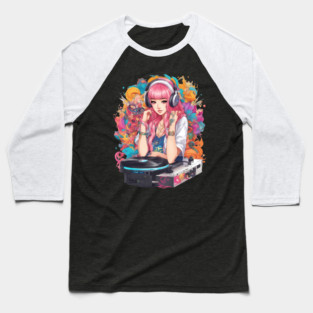 Beats BlissTechno Trance Rave DJ Baseball T-Shirt