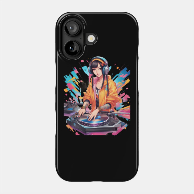 Bass Magic Techno Trance Raves DJ Phone Case by animegirlnft