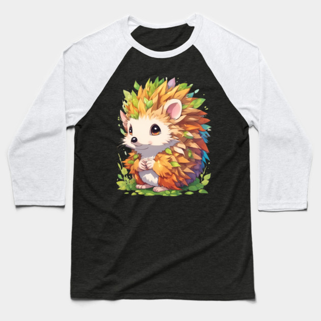 Quills CuddlesBaby Hedgehog Baseball T-Shirt by animegirlnft