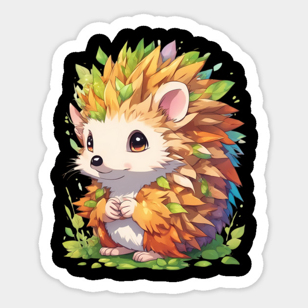 Quills CuddlesBaby Hedgehog Sticker by animegirlnft