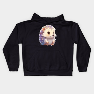 Spikes Smiles Heartwarming Baby Hedgehog Kids Hoodie