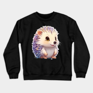 Spikes Smiles Heartwarming Baby Hedgehog Crewneck Sweatshirt