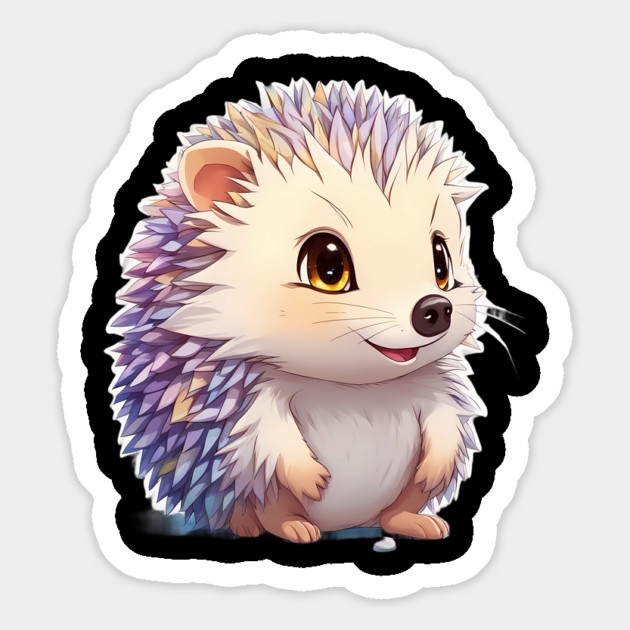 Spikes Smiles Heartwarming Baby Hedgehog Magnet by animegirlnft