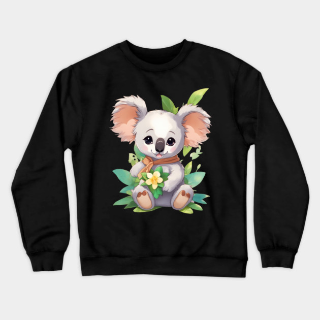 Koala Baby Cuteness Crewneck Sweatshirt by animegirlnft