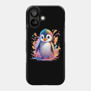 Baby Penguin Playtime Joy Phone Case