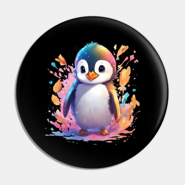Baby Penguin Playtime Joy Pin by animegirlnft