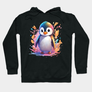 Baby Penguin Playtime Joy Hoodie