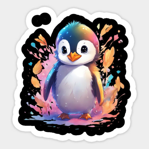 Baby Penguin Playtime Joy Sticker by animegirlnft