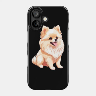 Fluffball Love Pomeranian Puppy Phone Case