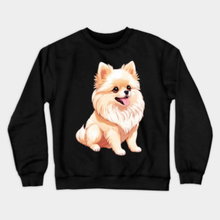 Fluffball Love Pomeranian Puppy Crewneck Sweatshirt