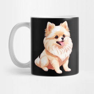 Fluffball Love Pomeranian Puppy Mug