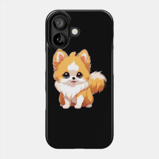Pawsitively Adorable Anime Pomeranian Dog Phone Case