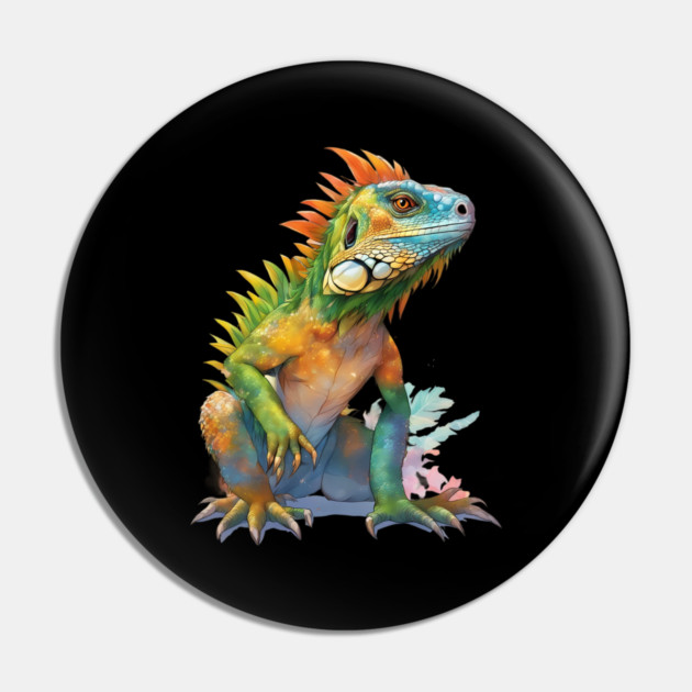 Enigmatic Giant Iguana Pin by animegirlnft