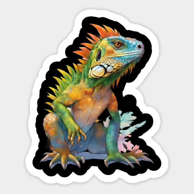 Enigmatic Giant Iguana Magnet by animegirlnft