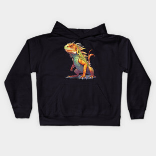 Reptile Iguana Lizard Kids Hoodie