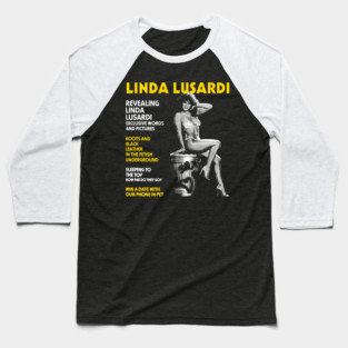 Linda Lusardi 80s Baseball T-Shirt