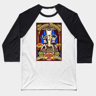 The Untattooed Lady Sideshow Poster 2 Baseball T-Shirt