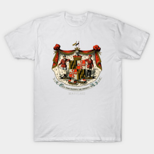 1876 Maryland Coat of Arms T-Shirt