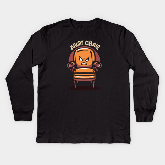 ANGRY CHAIR Kids Long Sleeve T-Shirt by artslaves