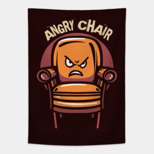 ANGRY CHAIR Tapestry