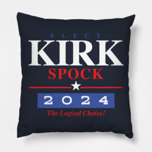 Kirk Spock 2024 Pillow