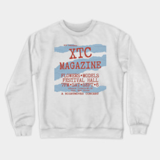 XTC/Magazine Australian Tour Print 1980 Crewneck Sweatshirt