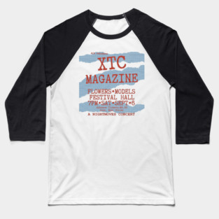 XTC/Magazine Australian Tour Print 1980 Baseball T-Shirt