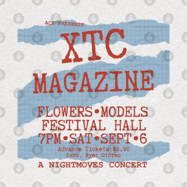 Magazine Australian Tour Print 1980 by Timeless Chaos