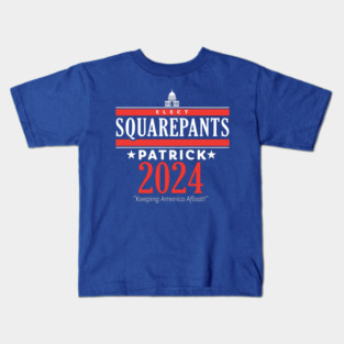 Squarepants Patrick 2024 Kids T-Shirt