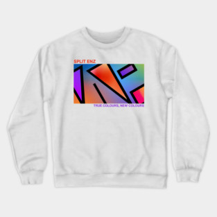 Split Enz True Colours New Colours Print Crewneck Sweatshirt