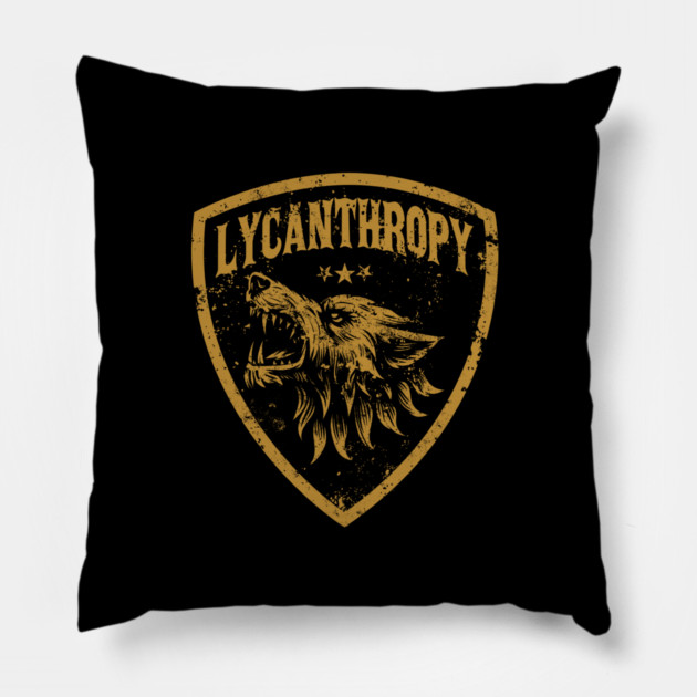 LYCANTHROPY Pillow by artslaves