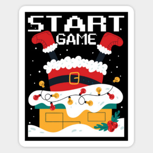 Start Game, Santa Claus Christmas Magnet