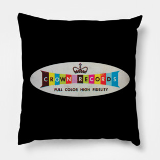 Crown Records Pillow