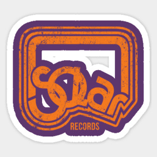 Solar Records Sticker