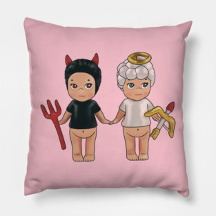 Angel and Devil - Sonny Angels Pillow