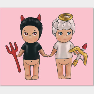 Angel and Devil - Sonny Angels Posters and Art