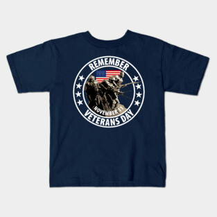 Remember Veterans Day Kids T-Shirt